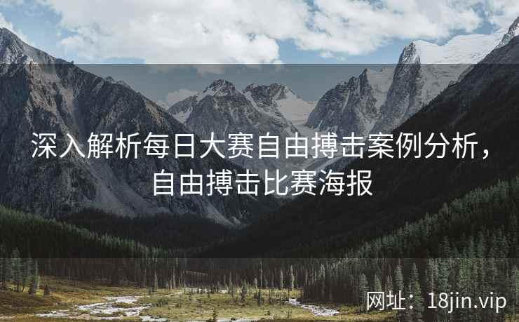 深入解析每日大赛自由搏击案例分析，自由搏击比赛海报
