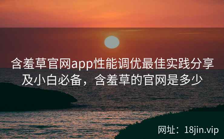 含羞草官网app性能调优最佳实践分享及小白必备，含羞草的官网是多少