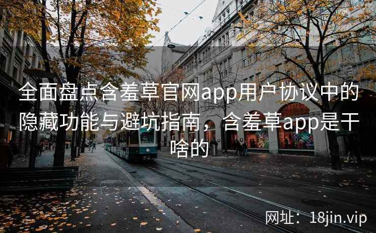 全面盘点含羞草官网app用户协议中的隐藏功能与避坑指南，含羞草app是干啥的